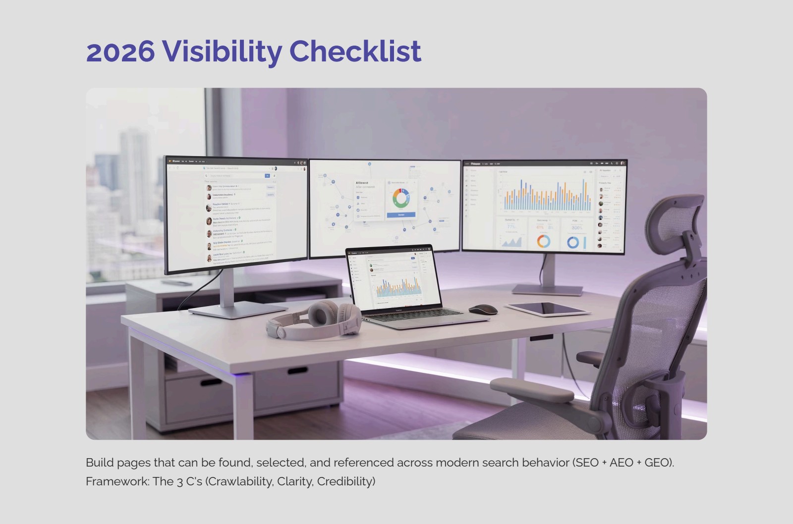 2026 Visibility Checklist Cover